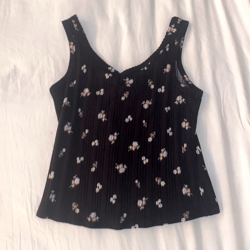 Cute floral tank top